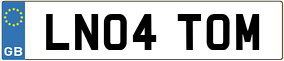 Truck License Plate